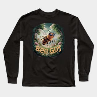 Funny Beekeeper Art For Men Dad Bee Hive Honey Beekeeping Long Sleeve T-Shirt